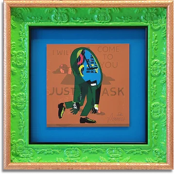Framed artwork — a completed project by Madam Miter