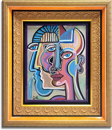Framed artwork — a completed project by Madam Miter