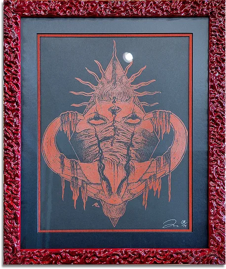 Framed artwork — a completed project by Madam Miter